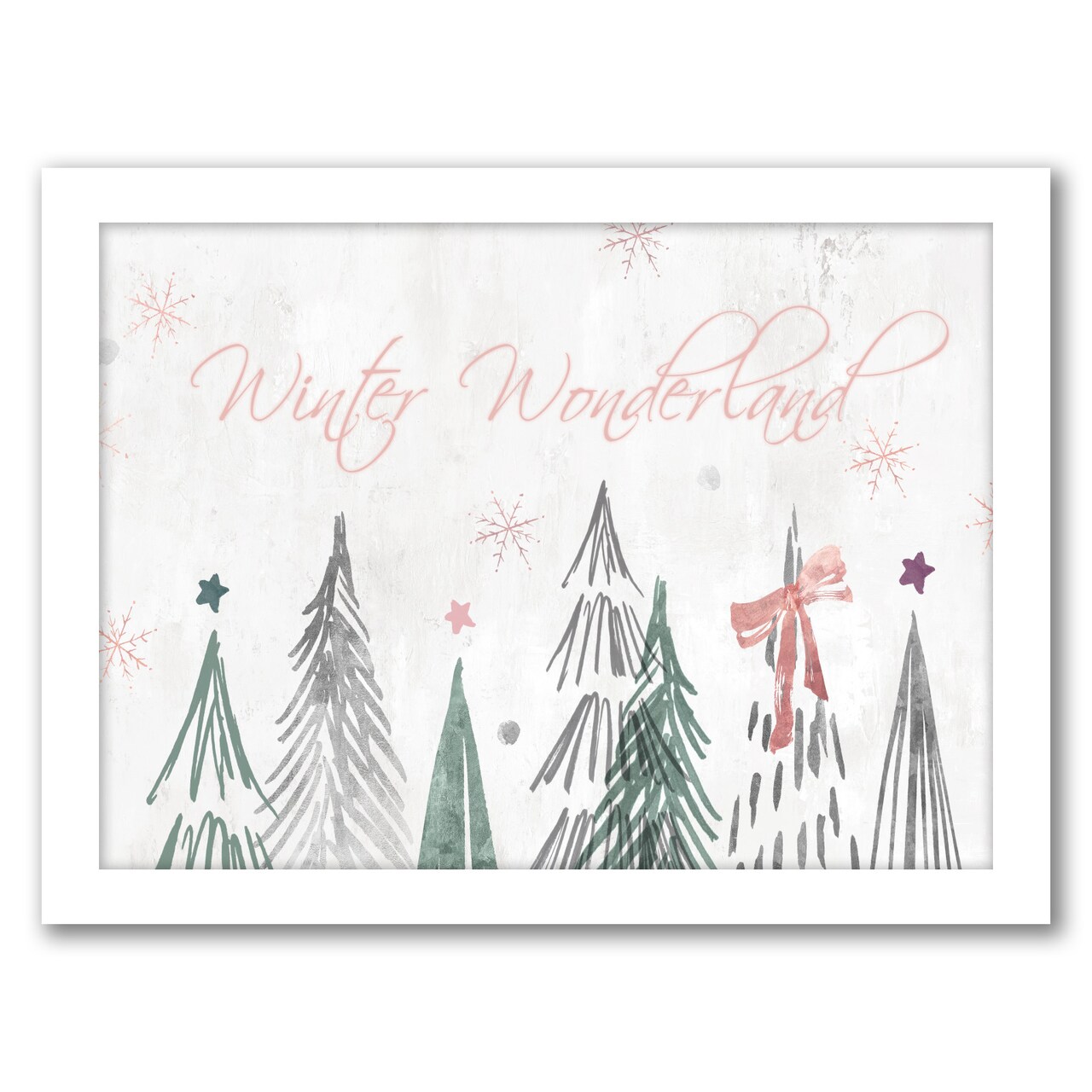 8&#x22; x 10&#x22; Walking In A Winter Wonderland by Pi Holiday Framed Print Wall Art - Americanflat - Americanflat